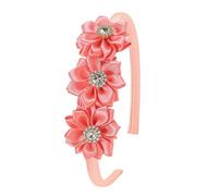 Elegant Evening Floral Rhinestones Headband Comfortable Fabric Lady Hair Hoop for Special Event Parties and Galas Lightweight Hairband