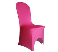 Elegant Event Essentials - 1 Pc - Spandex Chair Covers - Polyester Spandex Elastic Protective Slipcovers - Removable - Washable - For Wedding Decor, Events, Christmas, Parties & Banquets - Hot pink
