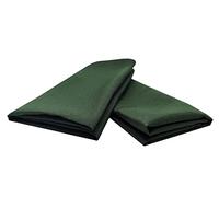 Elegant Event Essentials - 1 Pc Square Polyester Tablecloth Napkins with Hemmed Edges for Wedding, Reception Events, Dinning, Banquets & Christmas Parties - 19'' x 19'' (48cm x 48cm) - Forest Green