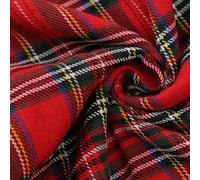 Elegant Event Essentials - 60" x 84" Red Tartan Rectangle Tablecloth - Scottish Tartan Pattern Table Cover - For Festive Decor Garden, Dinner, Birthday Party, Outdoor, Autumn, Kitchen