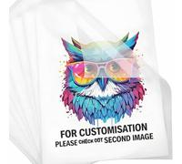 Elegant Event Essentials - DTF Custom Gang Sheet Heat Press Ready to Apply - Any Design, Logo or Text Print Film Supplies for Jackets, T-Shirts (Customised Print, A6 (105 x 148 mm))