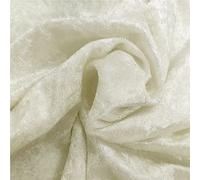 Elegant Event Essentials-Half Size Chiavari Chair Caps- Crushed Velvet Protective Slipcovers- Easy to Clean- Chair Protector Covers for Dining Room Wedding Banquet Party Decoration (1, Ivory)