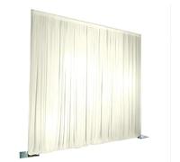 Elegant Event Essentials - Ivory Backdrop Drape - 6MX4M - Photography Backdrop studio props - Portable Wedding Stage Photo Background - For Party Prom Wedding Banquet Christmas Birthday Celebrations