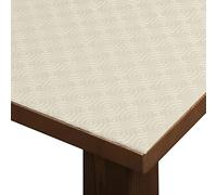 Elegant Event Essentials - PVC Table Protector/Cover/Mat - ULTIMATE DEFENSE - Premium Table Protector - Waterproof, Heat Resistant - For Kitchen, Dining Table, Office (White, 140cmx90cm)