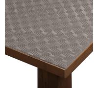 Elegant Event Essentials - PVC Table Protector/Cover/Mat - ULTIMATE DEFENSE - Premium Table Protector - Waterproof, Heat Resistant - For Kitchen, Dining Table, Office (Brown, 140cmx220cm)
