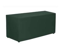 Elegant Event Essentials - Rectangle Fitted Polyester Tablecloth - Table Cover For Home, Buffet Table, Holiday, Banquet, Dinner, Wedding Events, Trade Show - Heavy Duty Fabric - Green - 6FT x 2.5FT