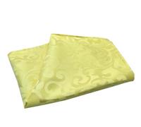 Elegant Event Essentials - Round Jacquard Table Cloth/Cover - For Home Décor, Wedding, Party, Dining Table, Cafe Restaurants & Banquet - Seamless Wrinkle-Free - Easy wash- 52″ Yellow Cream