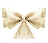 Elegant Event Essentials - Set of 1 - Hessian Jute Chair Sashes - Chair Decoration - Chair Bows Tie Sash - Party, Wedding, Banquet, Birthday - 22cm x 2.75m (8.6″ x 108″)