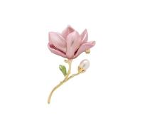 Elegant Exquisite Magnolia Brooch Fashion Elegant Flower Pin Retro Flag Hanfu Corsage Accessories
