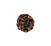 Elegant Fabric Leopard Rose Flower Large Brooch Lapel Pins Dainty Handmade Flower Brooches Pin Classic Wedding Party Dance Banquet Dress Suit Clothes Accessories Jewelry Gifts for Women 85mm, Alloy