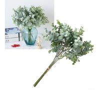 Elegant Faux Eucalyptus Stems for Crafting Beautiful Floral Arrangements at Home