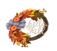 Elegant Faux Flower Wreath For Front Door Elegant Warm Fall For Front Door Seasonal Home Decorating Needs Thanksgiving