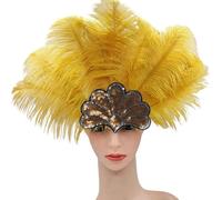 Elegant Feather Headband Sparkly Sequin Cap and Women's Accessories for Various Party Wedding or Cultural Performances