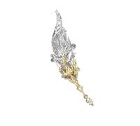 Elegant Feathered Ear Cuff Clip On Jewelry Without Pierced Gothic Accessory Unisex Alloy Dark Fashion Decoration Feather Ear Jewelry