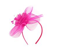 Elegant Feathered Tulle Hair Clip Bridal Shower Headpiece For Wedding Special Occasion Cocktail Party Hairhoop Women Fascinator