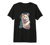 Elegant Feline: The Persian Cat Premium T-Shirt
