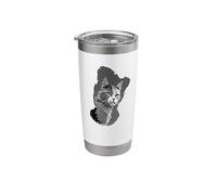Elegant Feline: The Persian Cat Stainless Steel Insulated Tumbler