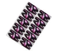 Elegant Festive Halloween Glittering Nails Almond Shape Press On Quick Application Beauty Accessory For Women Short False