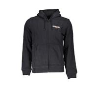 Elegant Fleece Hooded Sweatshirt in Black - male - Napapijri - Zip-throughs - Black - S - Sweatshirts & Hoodies S