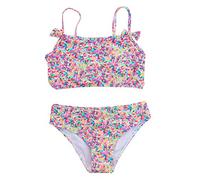 Elegant Floral Bow Bikini Swimsuit Set for Toddler Girls Beach and Pool Light Pink Bathing Suit Size 10-12 Swim Shorts Trajes De NiñA