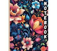 Elegant Floral Symphony Notebook: A 150-Page Single-Ruled Composition Book with a Beautiful Floral Design
