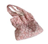Elegant Floral Texture Single Shoulder Bag Large Capacity Nylon Handbag Casual Underarm Bags For Fashionable Women Underarm Bag For Women