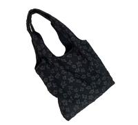 Elegant Floral Texture Single Shoulder Bag Large Capacity Nylon Handbag Casual Underarm Bags For Fashionable Women Underarm Bag For Women