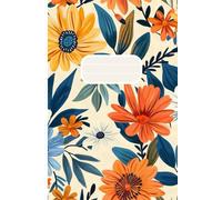 Elegant Floral Themed Notebook | 120 lined pages | 6x9 inch | Matt cover