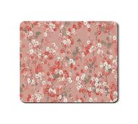 Elegant Floral Washer Dryer Top Protector Mat, Vintage Blossom Design Washing Machine Dust Cover, Spring Inspired Anti-slip Waterproof Washer And Dryer Mats for Laundry Room 20x24 Inch