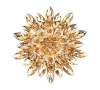 Elegant Flower Brooch For Women Stylish Acrylic Alloy Designs Multiple Color Secure Clasp Daily Wear Party Accessories