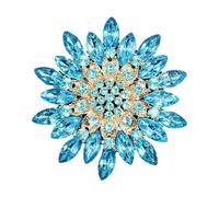 Elegant Flower Brooch For Women Stylish Acrylic Alloy Designs Multiple Color Secure Clasp Daily Wear Party Accessories Elegant Flower Brooch Accessory