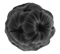Elegant Flower Bun Hairpiece For Women Realistic Synthetic Fiber Hair Claw Clip Voluminous Updos For Quick Hairstyle Party Hair Decoration