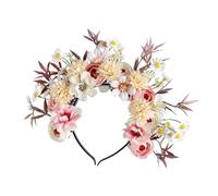 Elegant Flower Crowns Headbands Beautiful Floral Headbands Silk Flower Hair Adornment For Weddings And Portraits Decorative Hair Accessories For Weddings