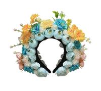 Elegant Flower Crowns Headbands Graceful Floral Headbands Silk Flower Hair Adornment For Weddings And Portraits