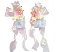Elegant Flower Hair Clip For Han Costume Chinese Side Clip Barrettes For Women SideBangs Hair Costume Headwear For Halloween