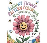 Elegant Flower Pattern Coloring: Relax, unwind, and embrace creativity through calming flower-inspired coloring designs.