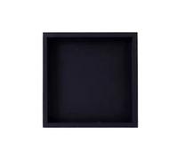 Elegant Flower Plates for Tea Party Decorations, Imitation Cement Flower Pot Saucer, for Indoors Outdoors Square Plant Palle Drain Pan , Perfect for Garden Party, Bridal Shower & Home D(Black,L)