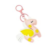 Elegant flying charm keychain made of soft PU. Versatile as a bag accessory Makes a great gift!, フリーサイズ