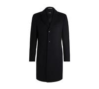 Elegant Formal Wool Coat - male - Boss - Single-Breasted Coats - Blue - L - Coats L