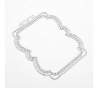 Elegant Frame Cutting Dies Templates for Card Making Decor Lace Scrapbooking Carbon Steel Die Cut Mold with 3 Punch Holes for DIY Greeting Cards, Invitations, Journaling & Paper Crafts (Art Deco)