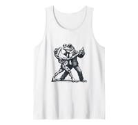 Elegant Frogs Dancing Tango Vintage Art Tank Top