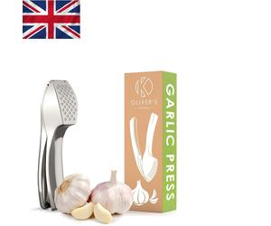 Elegant Garlic Crusher & Mincer: Crush Garlic Effortlessly, No Peeling Required