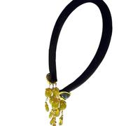 Elegant Gemstones Green Tassels Headbands Elegant Design Comfortable Headwear Great For Fashionable Women Daily Wear