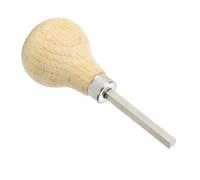 Elegant Gemstones Setting Tool for Jewelry Making and Projects Ergonomic Pusher with Wooden Handle Metal Pusher