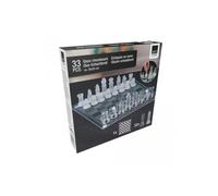Elegant Glass Chess Board Set - 33-Piece, 25x25cm, Model 49538