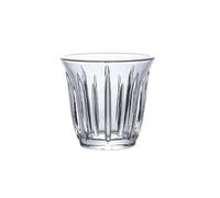 Elegant Glass Cups Vertical Grain Coffee Cup Transparent Tempered Glass Retro French Latte Cups Milk Juice Glasses Drinkware Glass Drinking Glasses(200ml)