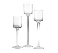 Elegant Glass Goblet Candle Holder for Candlelight Dinner Table Settings | Design, Elevated Display, Wax Mess Prevention, Suitable for Pillar and Floating Candles