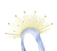 Elegant Goddesses Headbands Women Crowns Alloys Headpiece Elegant Hair Hoop For Weddings Parties