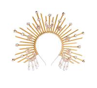 Elegant Goddesses Headpiece Sparkling God Inspired Headband Dainty Hair Adornment For Weddings And More