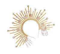 Elegant Goddesses Headpiece Sparkling God Inspired Headband Dainty Hair Adornment For Weddings And More